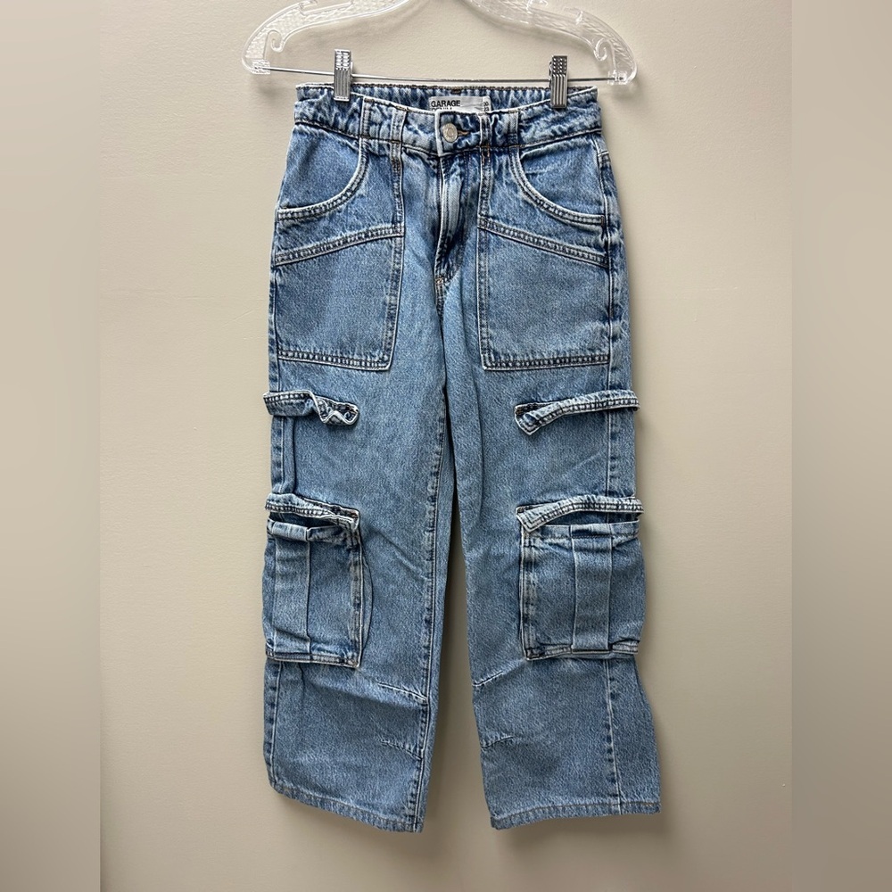 Garage‎ Women’s Blue Baggy Cargo Jeans